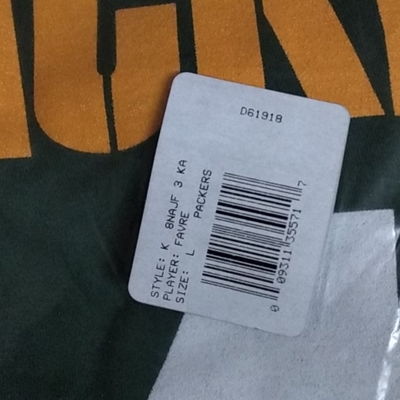 NFL Kids Packers Favre T Shirt LG NWT - Picture 4 of 4